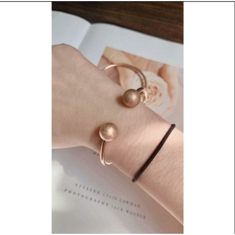 Gelang Titanium Bola Gold Dan Rosegold N18062102