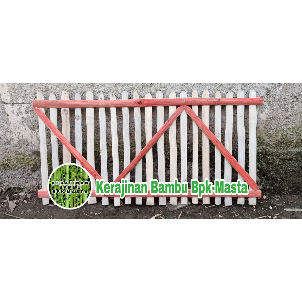 Jual Pagar Bambu Pagar Tanaman Pagar Rumah Pagar Hiasan Motif Warna