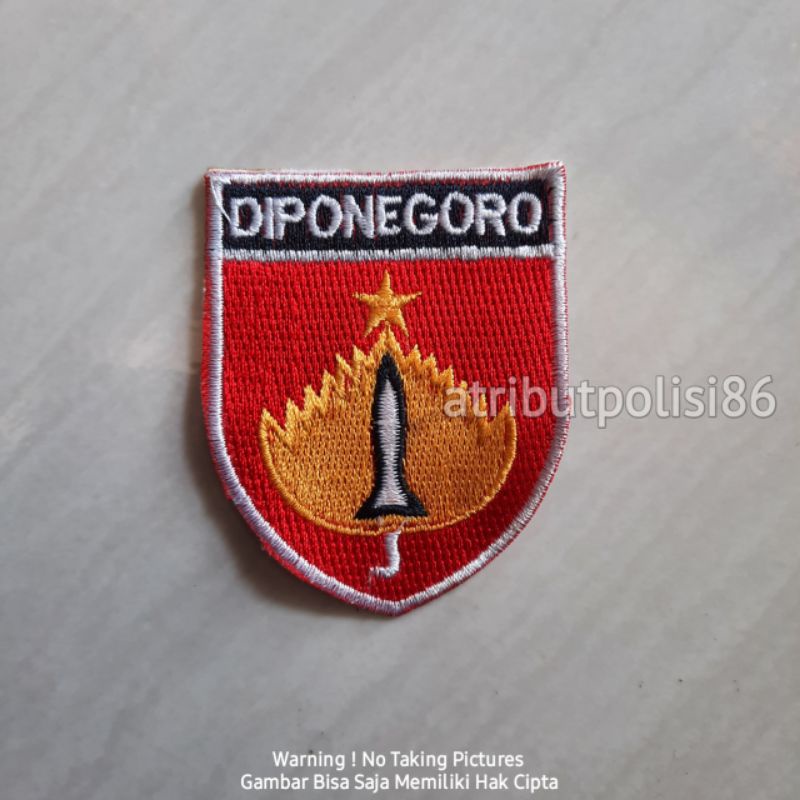 Logo diponegoro - logo kodam diponegoro - bet bordir diponegoro - bordir diponegoro