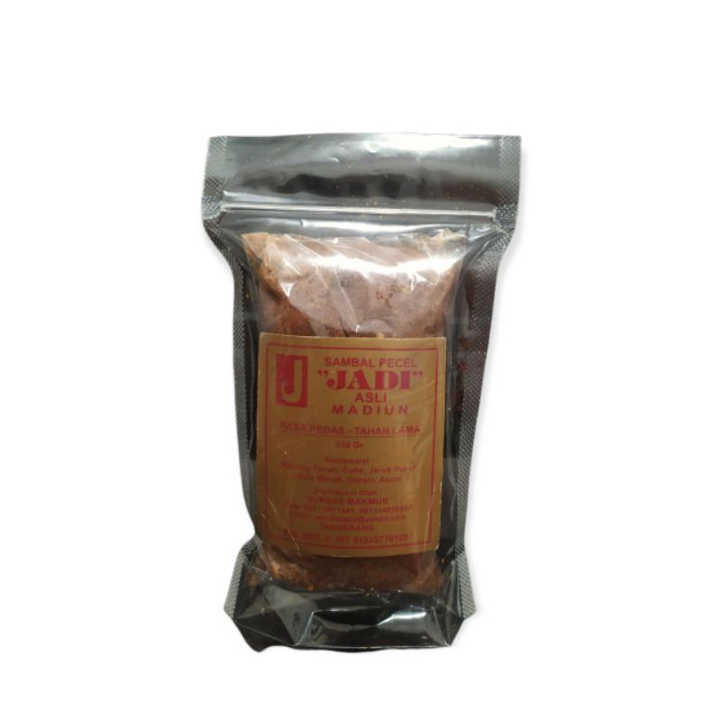 

sambel bumbu pecel Madiun diet NO MSG dan tanpa pengawet isi 250 gram