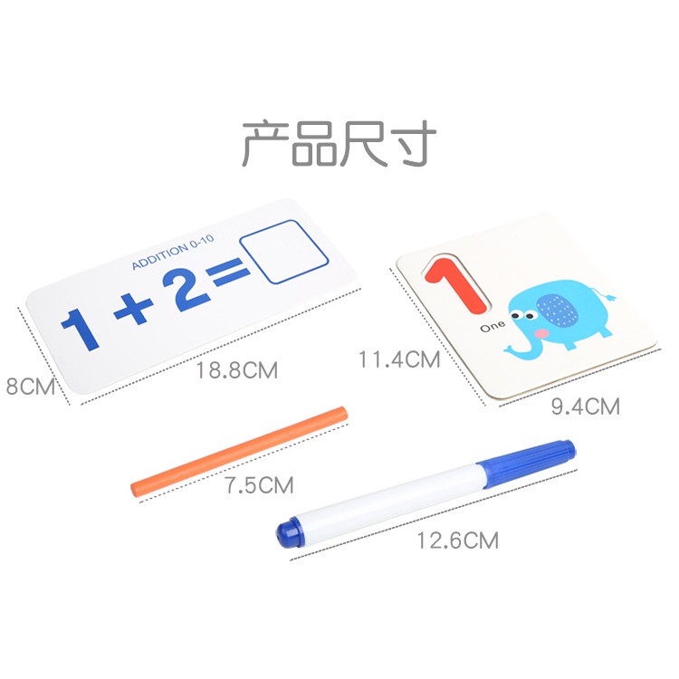 TweedyToys - I Love Mathematics - Mainan Montessori Edukasi Berhitung Kayu