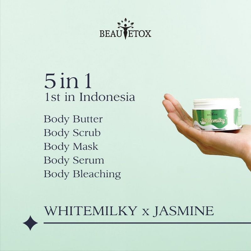 [ READY STOCK ] BODY SCRUB BY BEAUTETOX | WHITEMILKY | CHOCOWHITE | JASMINE