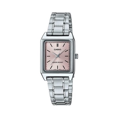 Casio Original LTP V007D 1B / LTP-V007D-1E 2B 4E 7E Jam Tangan Wanita Rantai Silver Stainless Steel Strap