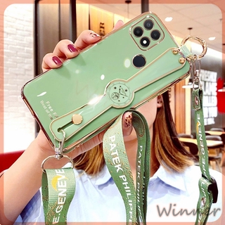 Lanyard softcase oppo A54 A15 A74 A15S RENO5F 4F reno5 A53 A92 A52 A33