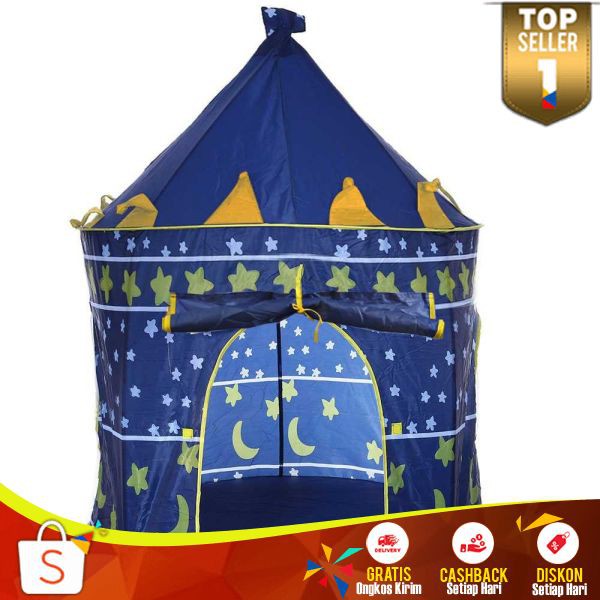 Tenda Bermain Anak Model Castle Kids Portable Tent TB 02 Tenda Istana Lucu Berkualitas Mudah Dirakit