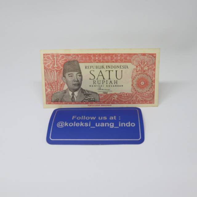Uang Kuno 1 Rupiah Soekarno 1964