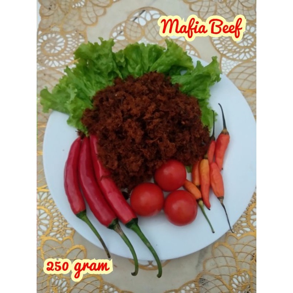 

Abon sapi asli gurih halal 250 g