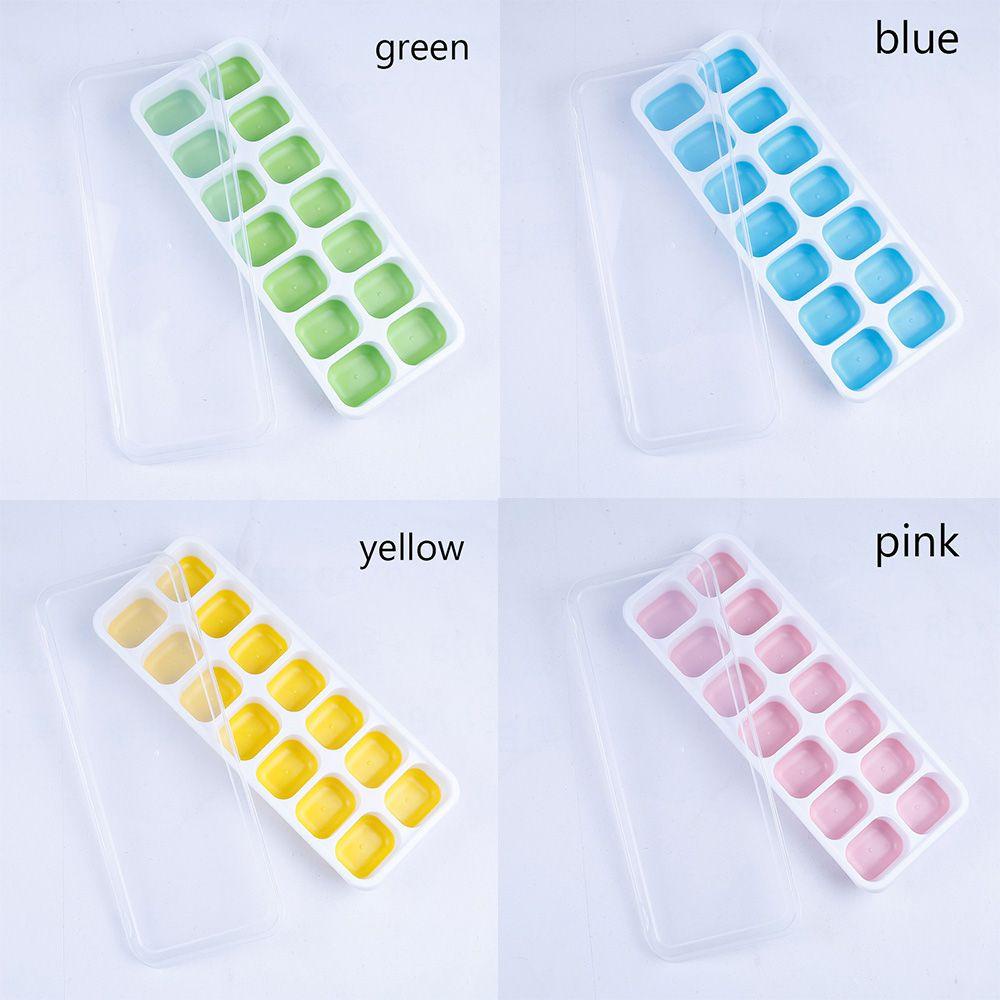 Pineapple Ice Cube Tray Freezer Makanan Coklat Ice Cream Removable Lid Cover Food Grade 14sel