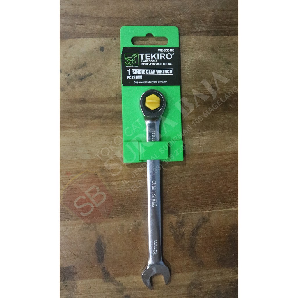 Tekiro Kunci Ring Pas Rachet Panjang 12 Mm