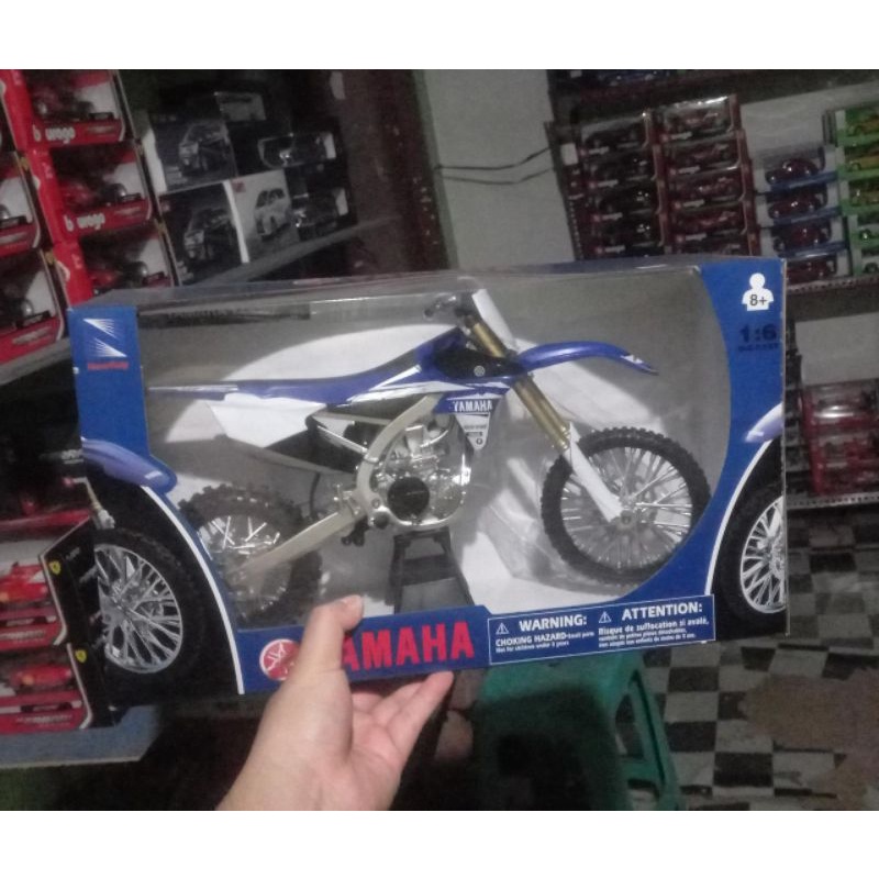 Diecast Miniatur Motor Trail Yamaha 1:6 Motocross Sport Offtoad Balap