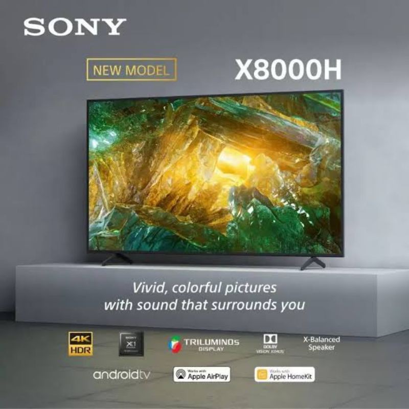 65X8000H SONY LED SMART TV UHD 4K HDR 65" KD-65X8000H 65x8000