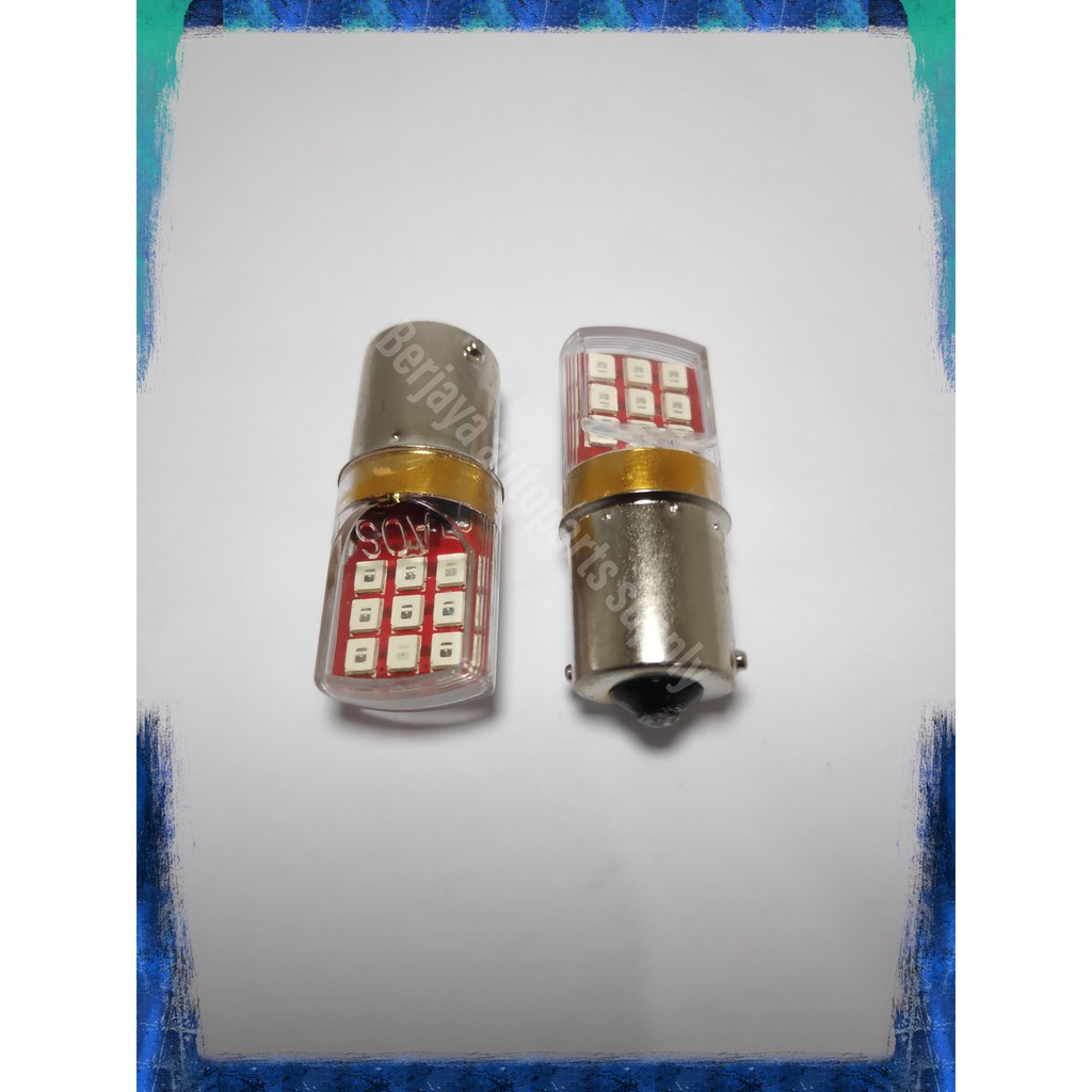 [1SET] Lampu LED Kaki1 24v 18 MATA Sein mundur Bemper BUS TRUCK ELF HINO