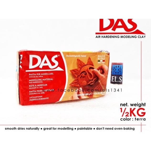 

DAS Air Drying Modelling Clay Terracota 500 gr