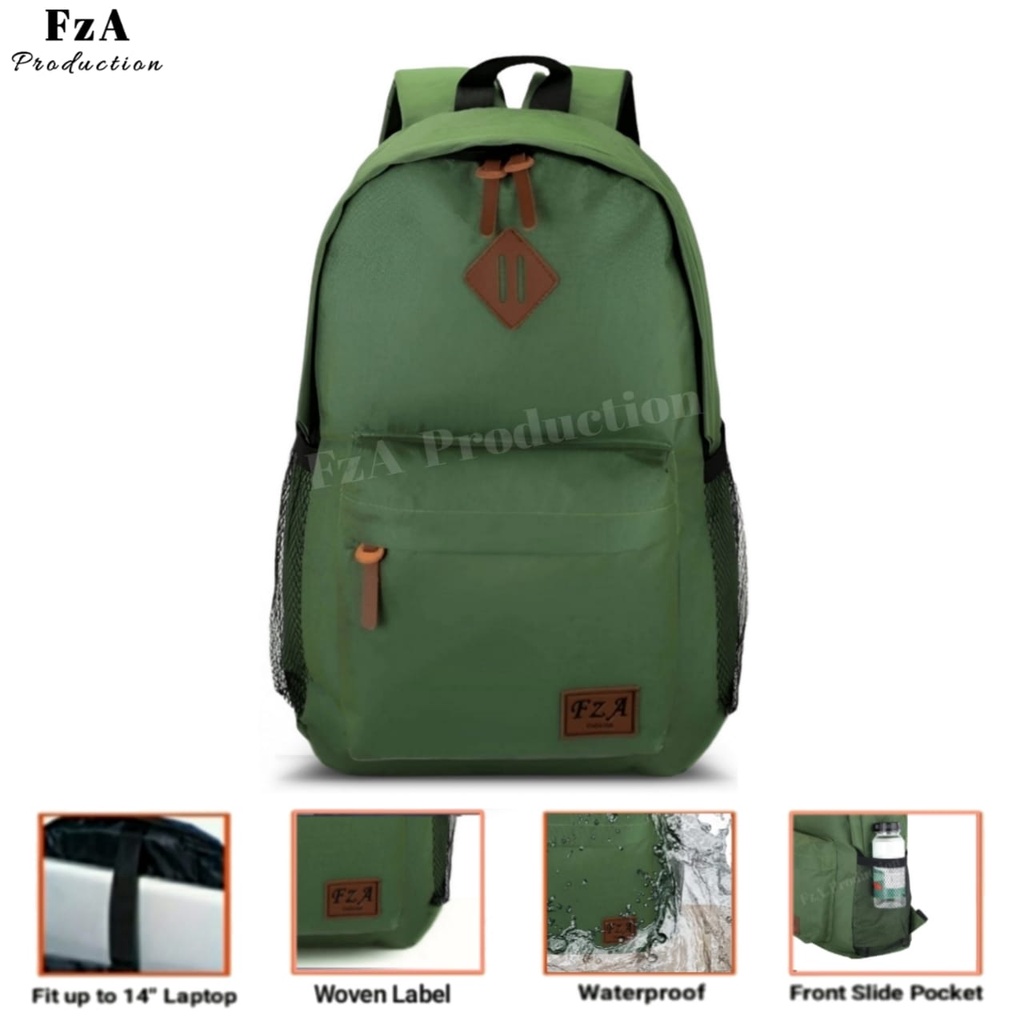 Tas Ransel Punggung Distro Casual Pria Wanita BackPack / Tas Ransel Laptop Original - FzA BUY 1 GET 2