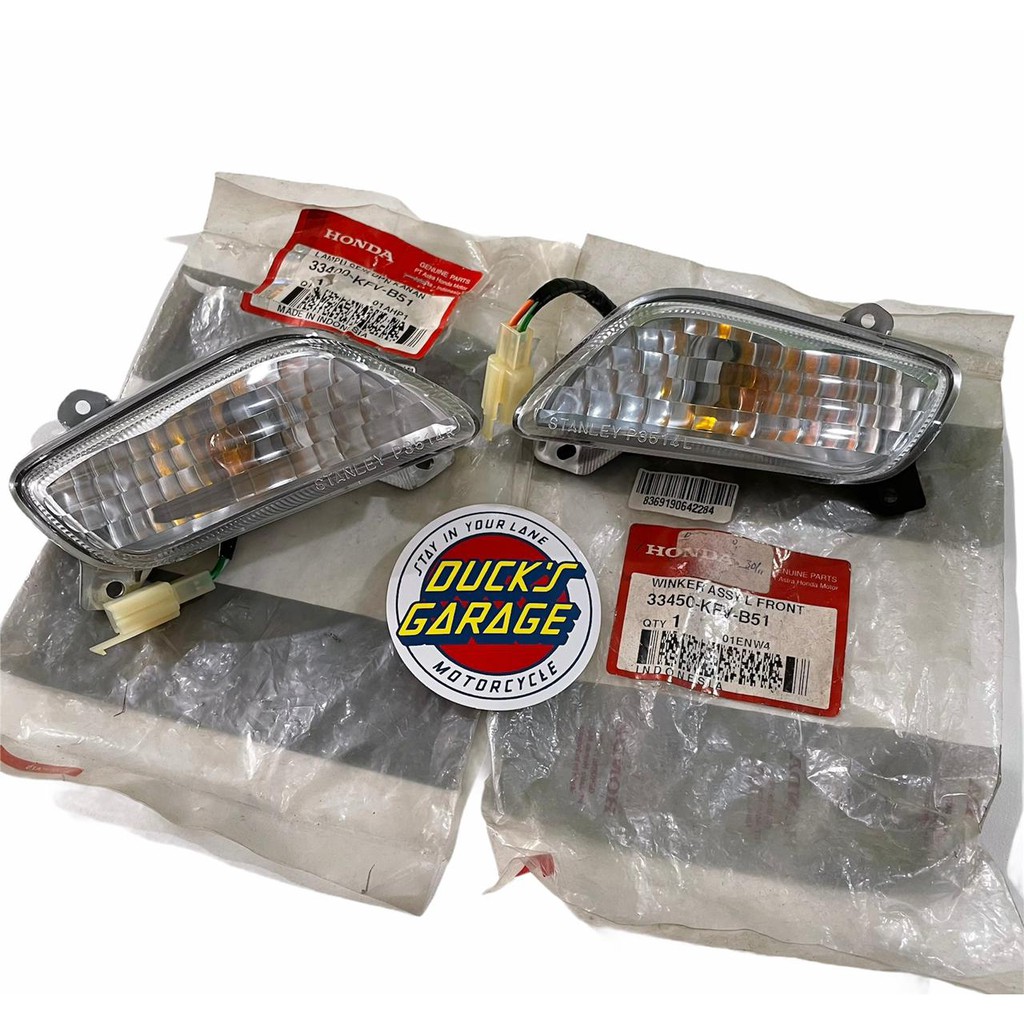 Lampu sein sen depan assy honda legenda 2 original