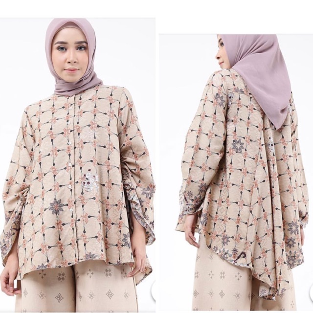 Kuranji top Khaki size S (new and sale) ria miranda