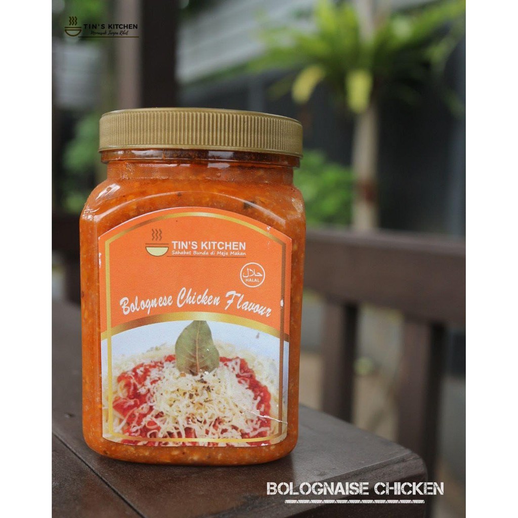 

saus Bolognese Chicken flower Tins Kitchen 375 gram