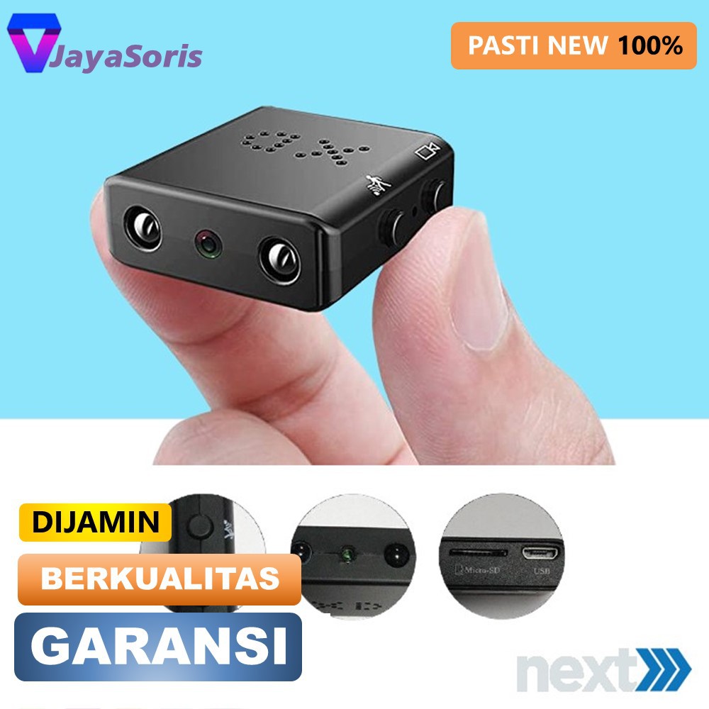 KAMERA KECIL TERSEMBUNYI PENGINTAI WIFI CAMERA CCTV MINI SPY CAM HIDDEN CAMERA PENGINTIP MURAH JS54