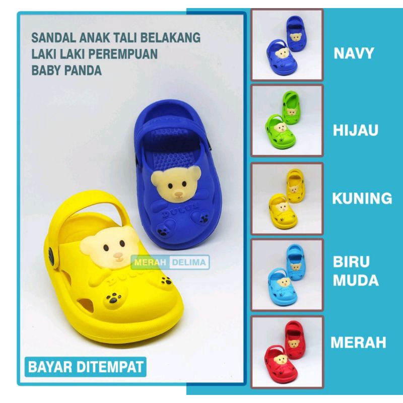 Sandal Anak Tali Belalang Import Boneka Panda merk Dulux