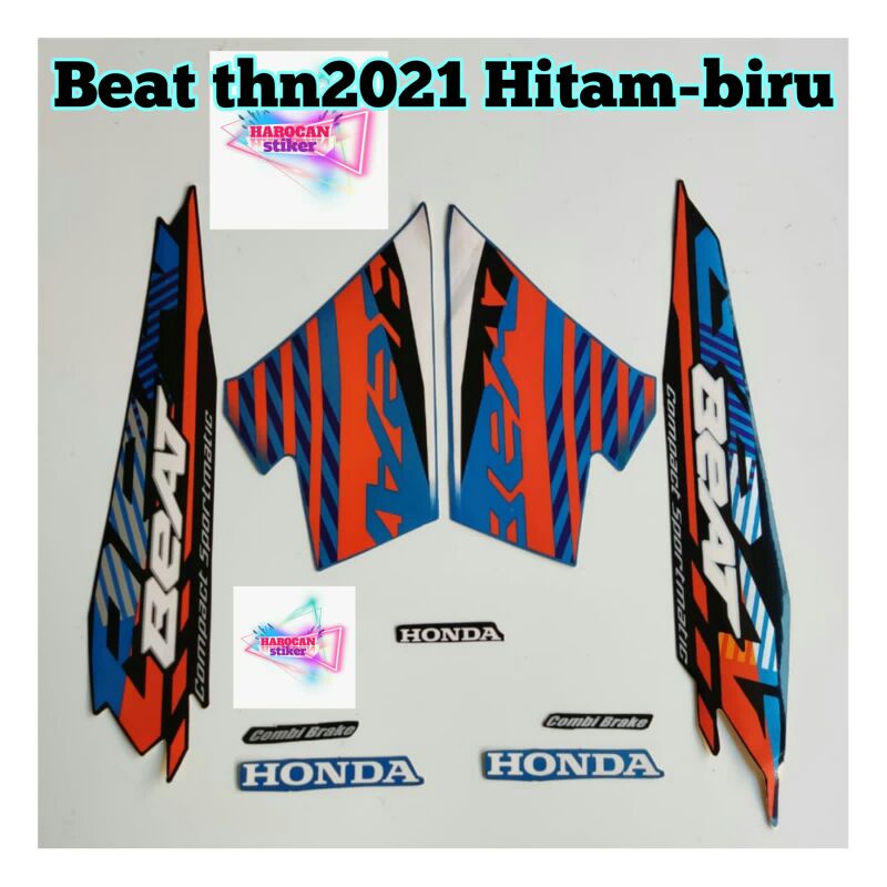 striping body motor honda beat thn 2021 TERBAIK.TERMURAH
