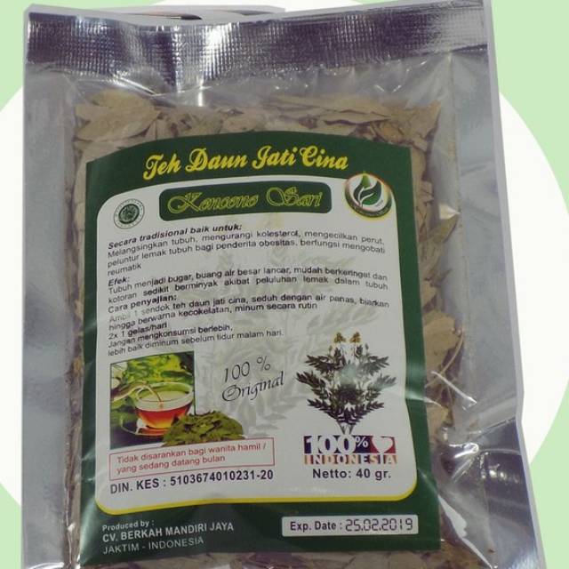 

Teh Daun Jati Cina Curah Kencono Sari Jaticina