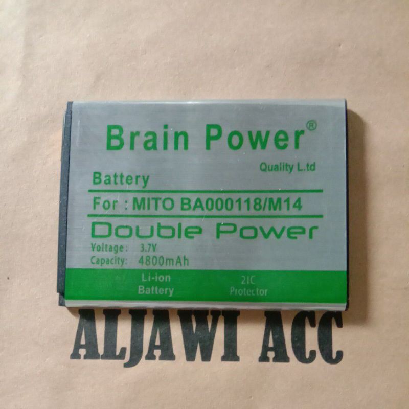 Baterai batre battery Mito A73 Fantasy Fly Mito M14 BA000118 Double Power Battery