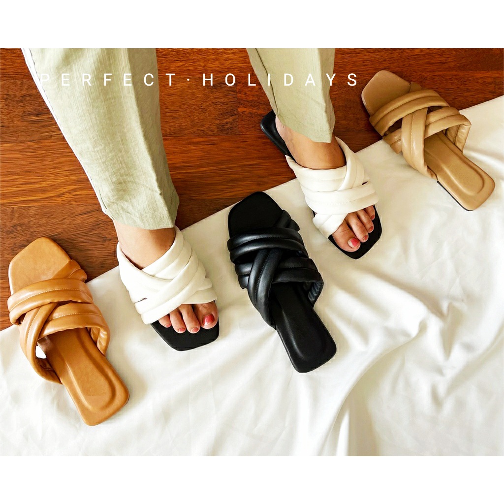 Sandal wanita Puffy new/ sendal wanita bisa cod puffy