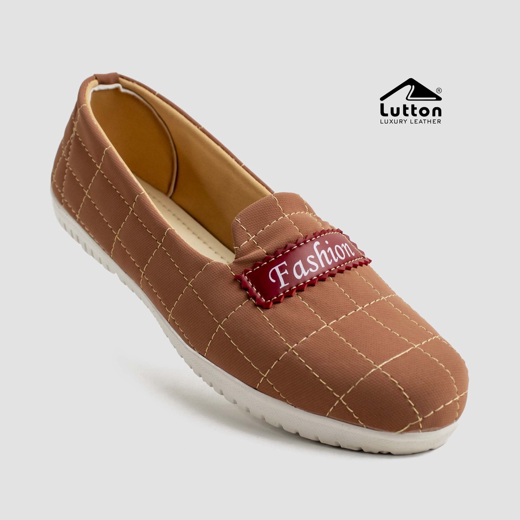 LUTTON - SEPATU FLAT WANITA GAUL - SEPATU FLAT AKHWAT - SEPATU FLAT F 02 SALEM