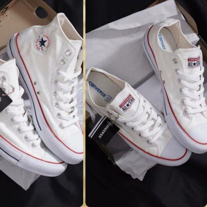 ⭐SPESIAL SEPATU PUTIH POLOS CONVERSE PREMIUM IMPOR VIETNAM FULL WHITE ALL STAR HIGH CONVERSE CLASSIC