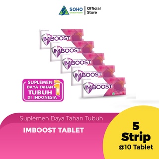 Image of Imboost Suplemen Daya Tahan Tubuh 5 Strip @10 Tablet