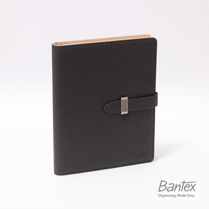 

Buku Agenda Planner Cover Kulit Hitam Black Leather Bantex #7491 10 006