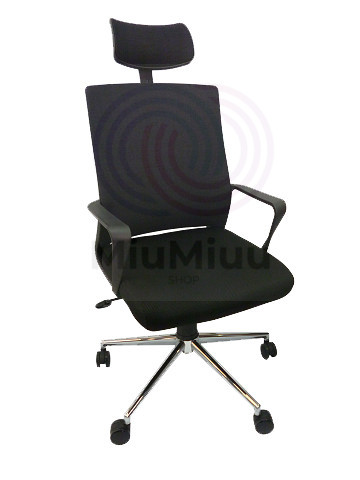 Kursi Kantor Direktur Mewah Tiger Type Queso  - Hitam