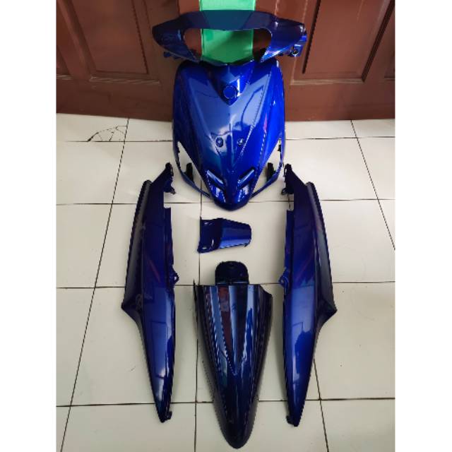 body full set halus Mio sporty warna biru