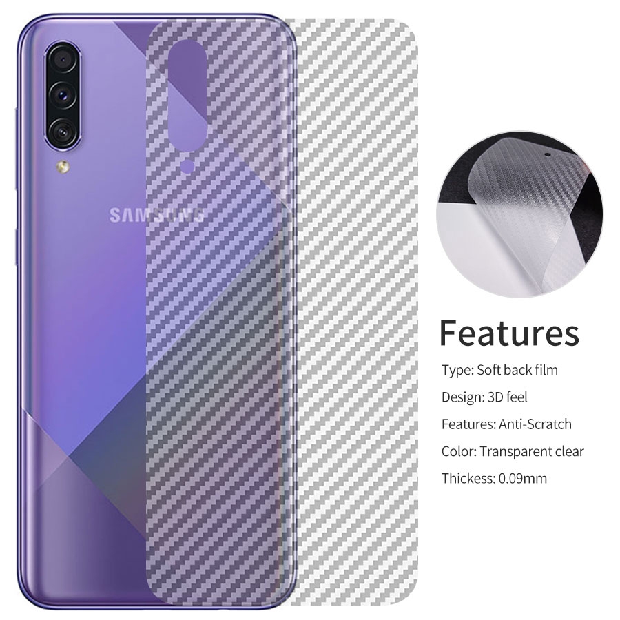 Suitable for Samsung Galaxy M30s Carbon Fiber Screen Back Protection Film DGX