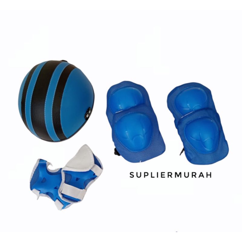 set helm deker anak dan dewasa helm dan pelindung