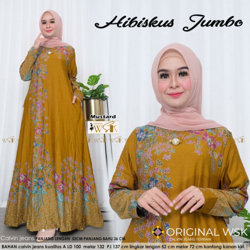 Hibiskus Dress Calvin jeans Standart Jumbo Super Jumbo