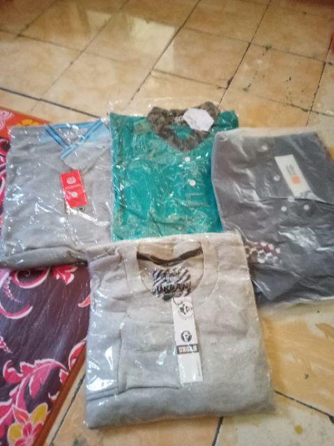 Dgm Kemeja Pria Shanghai Polos Cigarette Panjang Navy 1018