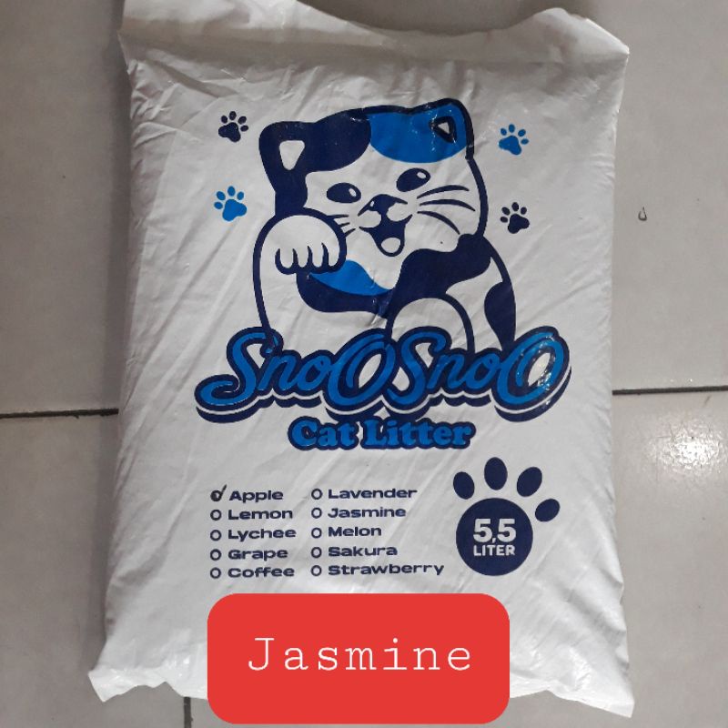 pasir Wangi Kucing Sno-sno 5,5Liter,Pasir kucing/Hamster