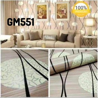  Wallpaper  Sticker  Dinding CREAM BUNGA DANDELION GM551 