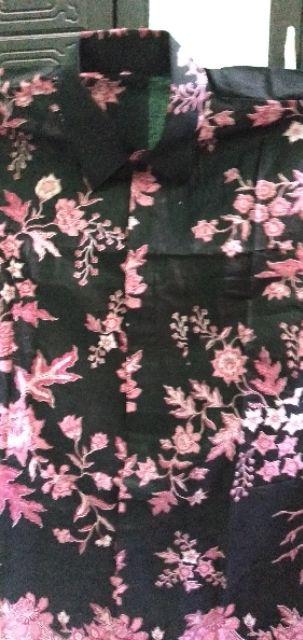 Wou Batik Couple Naifa Maura Couple - Sania Ruffle Batik Couple Ori Ndoro Jowi Dnt Garansi - Kg023