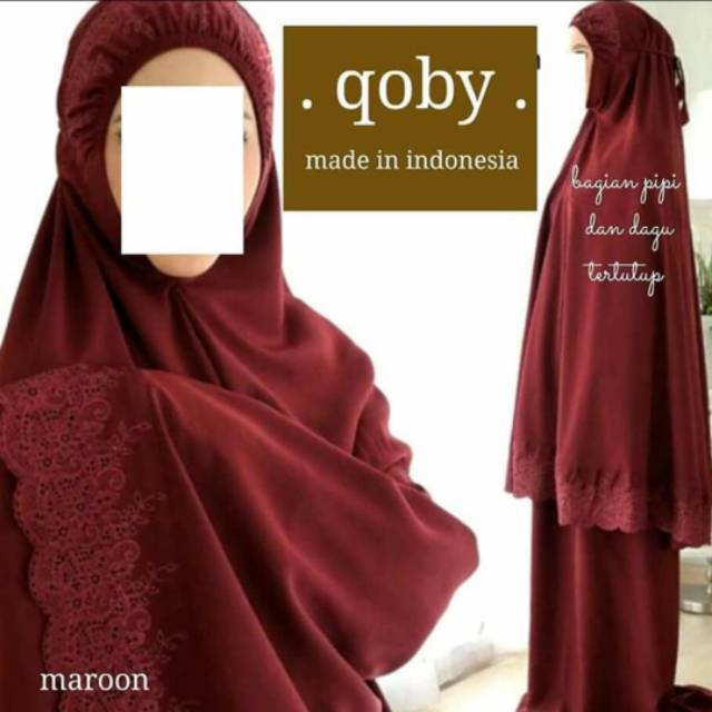 QOBY | Prayer Set / Mukena Dewasa Cantik