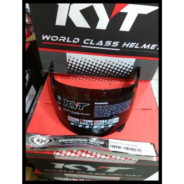 Visor Kaca Helm Kyt Rc7 Kyt Rc Seven Kyt R10 Kyt K2 Rider Dark Smoke