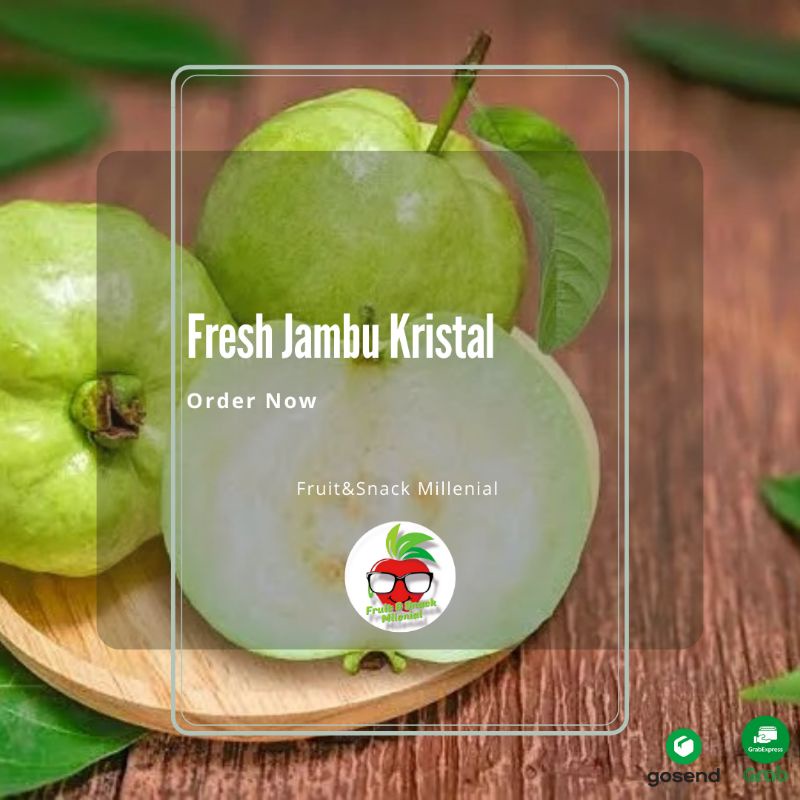 

Jambu kristal Jumbo 1 Pcs ( Bobot 350-400gr)