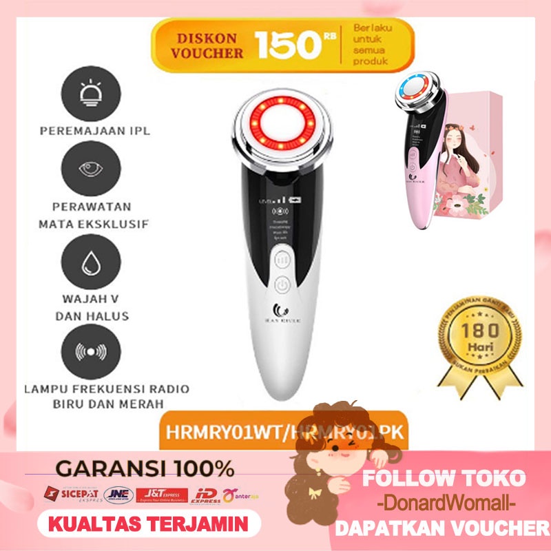 Alat Wajah Pemijat L2010 Alat Setrika Wajah Pemijat Perawatan Kulit Anti Anging Facial Massage Hot Cold hammer NEW