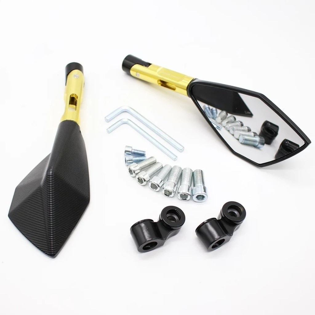 Spion Tomok Tomox V5 Dan V2 Universal Nmax,Aerox,Pcx,Vario,Beat,Mio,Vixion,R15,Cbr,Ninja Dan Motor Lain Nya-Gold V5