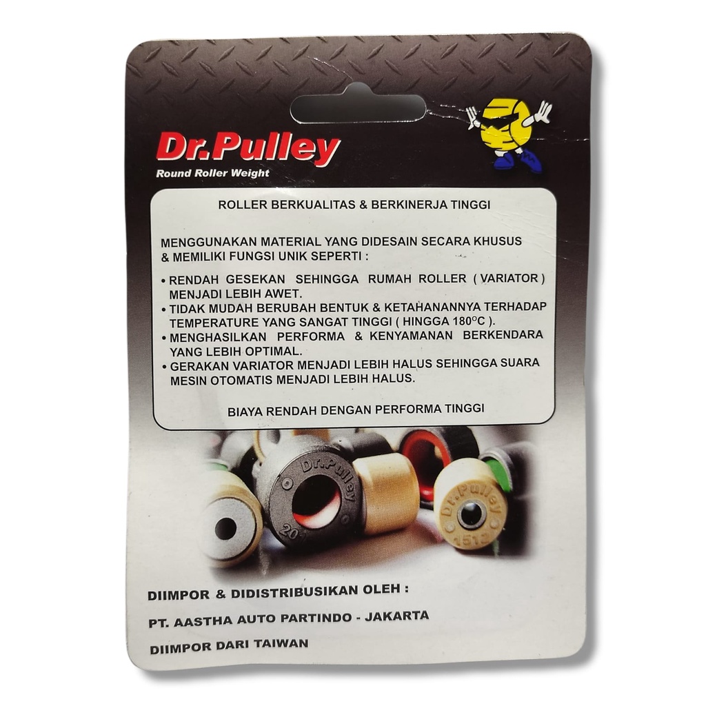 ROLLER DR PULLEY BEAT KARBU SCOOPY KARBU SPACY KARBU 1613