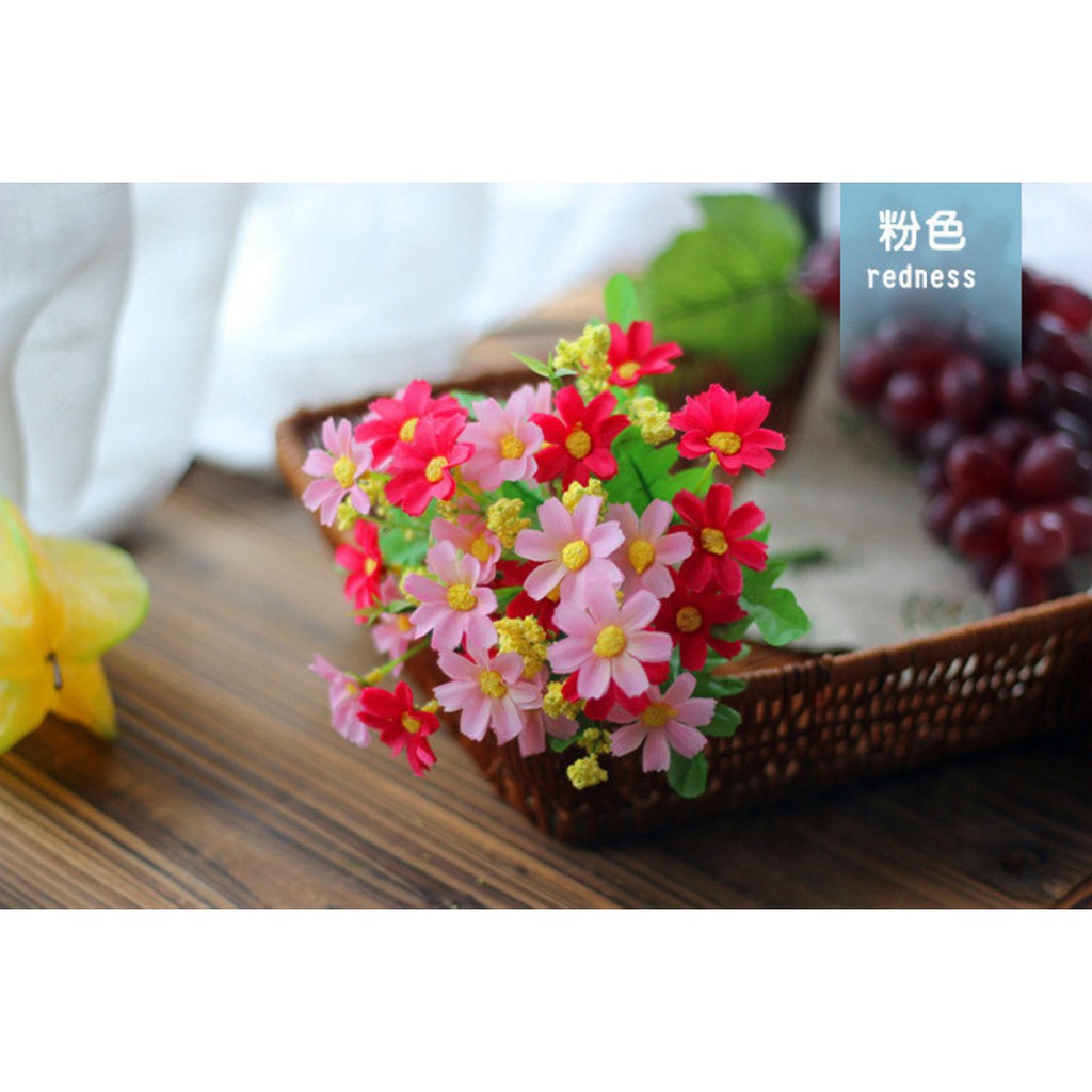 MYSTYLE BUNGA PLASTIK KRISAN C28 1 TANGKAI = 20 PCS BUNGA HIAS ARTIFICIAL BUNGA ARTIFISIAL MURAH-8