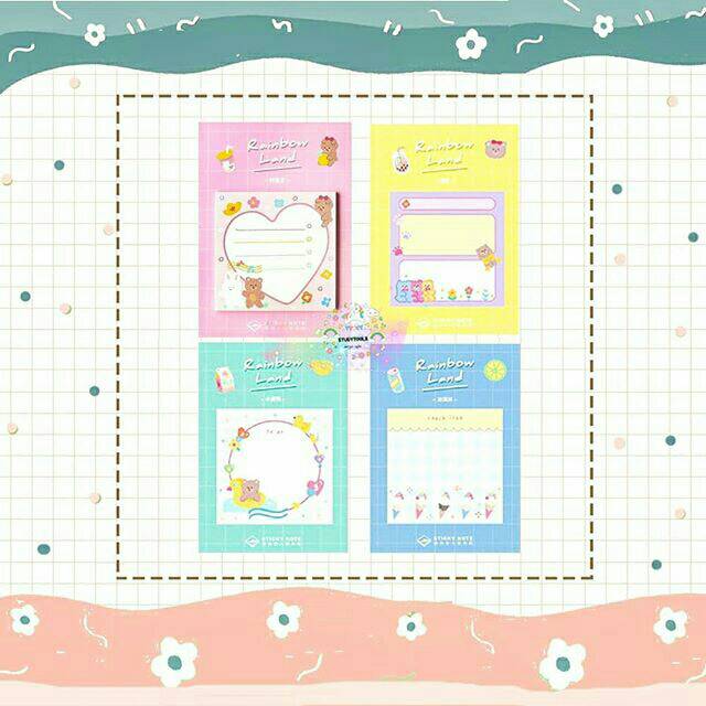 

RAINBOW LAND STICKY NOTES