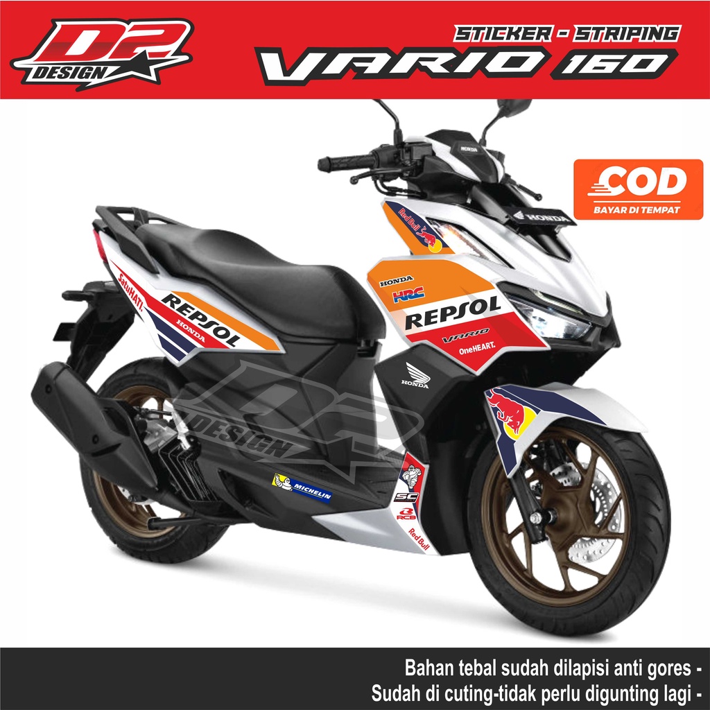 Stiker Vario 160 Repsol