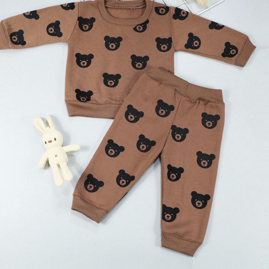 owlet-Setelan jogger anak / set sweater anak / jogger set ホ